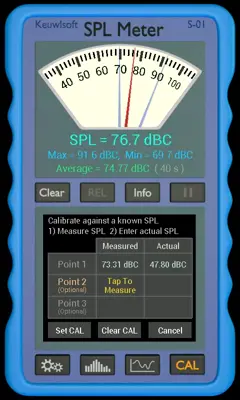 SPL Meter android App screenshot 0