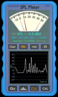 SPL Meter android App screenshot 1