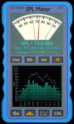 SPL Meter android App screenshot 2